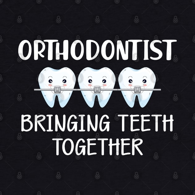 Orthodontist bringing teeth together by KC Happy Shop